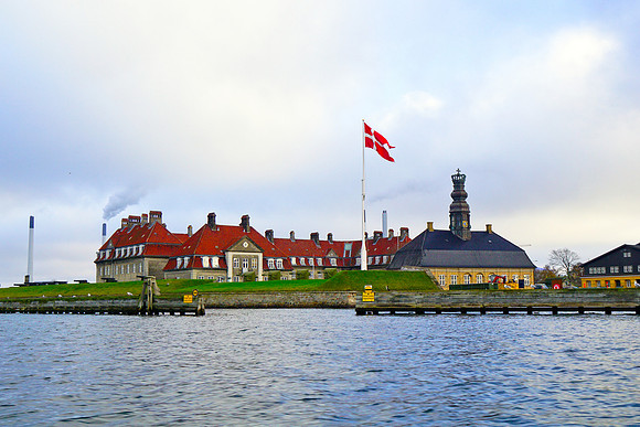 Copenhagen buildings along water